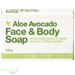 صابون صورت و بدن آووکادو فوراور | Aloe Avocado Face & Body Soap